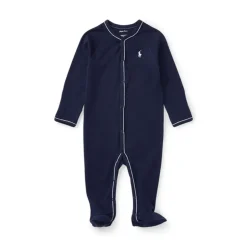 Børn Polo Ralph Lauren Heldragter>Cotton Jersey Footed Coverall