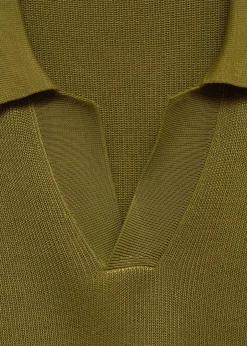 New Cotton polo shirt with microstructu Poloer