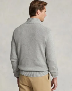 Cotton Quarter-Zip Mockneck Sweater-Polo Ralph Lauren Outlet