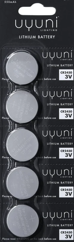 Discount CR2450 Battery, 3V, 550mAh - 5 pack Elektriske Julelys
