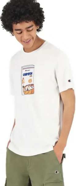 Crewneck T-shirt-Champion Hot