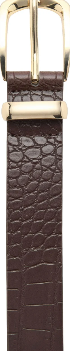 Outlet Croco faux-leather belt Dame Bælter