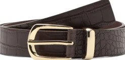 Outlet Croco faux-leather belt Dame Bælter