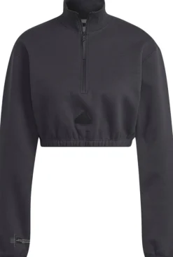 Sale Cropped Half-Zip sweatshirt Dame Trøjer & Sweatshirts