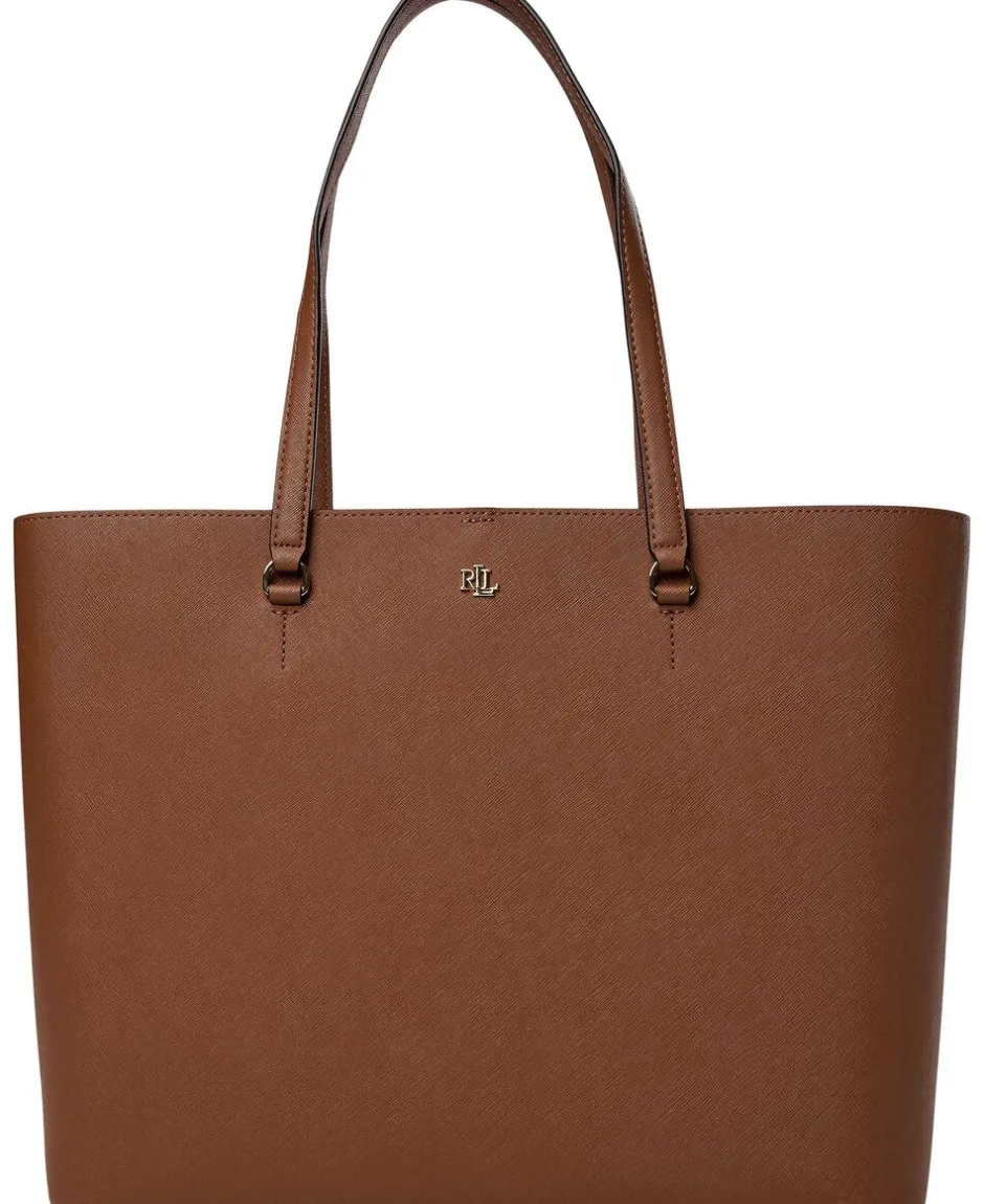 Clearance Crosshatch Leather Large Karly Tote Dame Shoppere