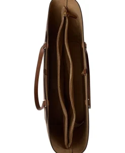 Clearance Crosshatch Leather Large Karly Tote Dame Shoppere