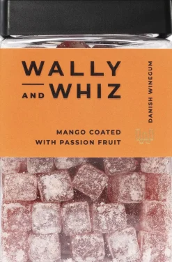 Wally and Whiz Vingummi>Cube 240g Mango w Passionfruit