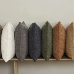 Sale Cushion cover -BOUCLE- Colour Moonbeam 50 x 50 cm Puder|Sengetøj & Lagner