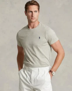 Custom Slim Fit Jersey Crewneck T-Shirt-Polo Ralph Lauren Sale