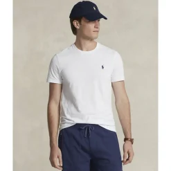 Polo Ralph Lauren T-Shirts>Custom Slim Fit Jersey Crewneck T-Shirt