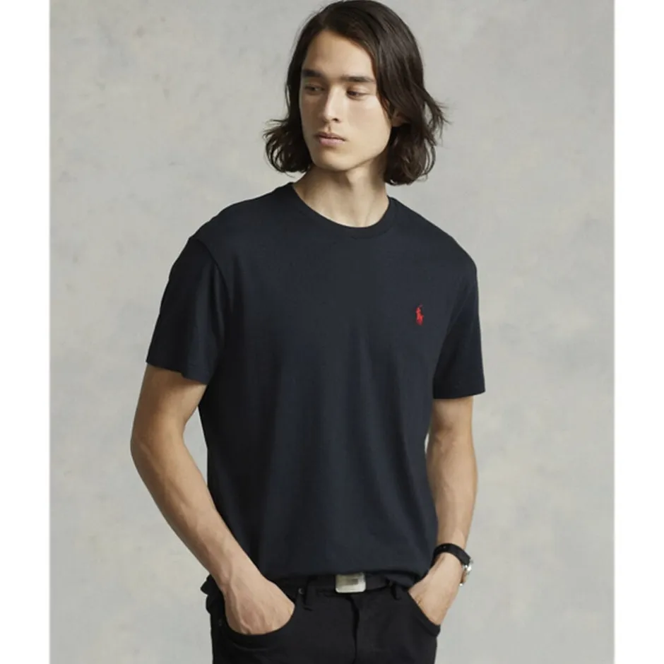 Custom Slim Fit Jersey Crewneck T-Shirt-Polo Ralph Lauren Best