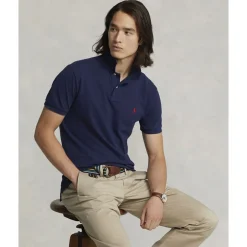 Online Custom Slim Fit Mesh Polo Poloer