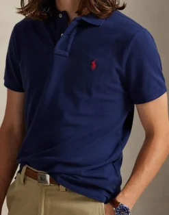 Online Custom Slim Fit Mesh Polo Poloer