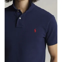 Online Custom Slim Fit Mesh Polo Poloer