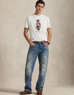 Custom Slim Fit Polo Bear Jersey T-Shirt-Polo Ralph Lauren Discount