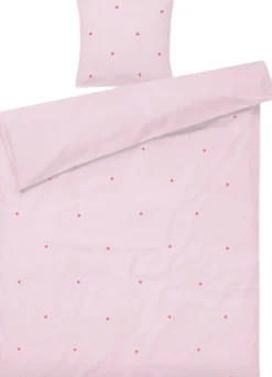 Juna Sengetøj & Lagner>Daisy Sengetøj 140x200 cm pink/rød DK