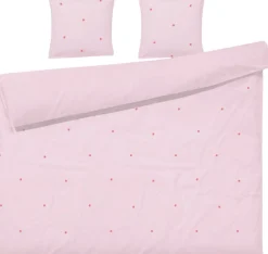 Juna Sengetøj & Lagner>Daisy Sengetøj 200x220 cm pink/rød DK