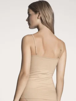 Outlet DAMEN Spaghetti-Top Dame Undertrøjer