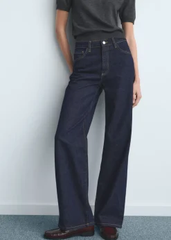 Danila high-waisted wide-leg jeans-MANGO Hot