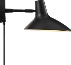New DARCI SHORT WALL E14 BLACK Væglamper
