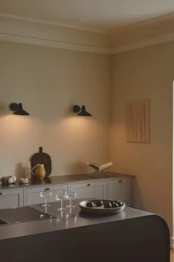 New DARCI SHORT WALL E14 BLACK Væglamper