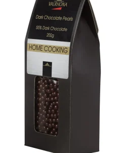 Valrhona Chokolade>Dark Cookie Pearls
