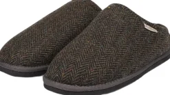 DARWIN WOOL - OPEN WOOL SLIPPERS WITH SHEARLING LINING-Lovelies Online