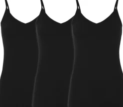 Sale singlet, 3-pack GOTS Dame Undertrøjer