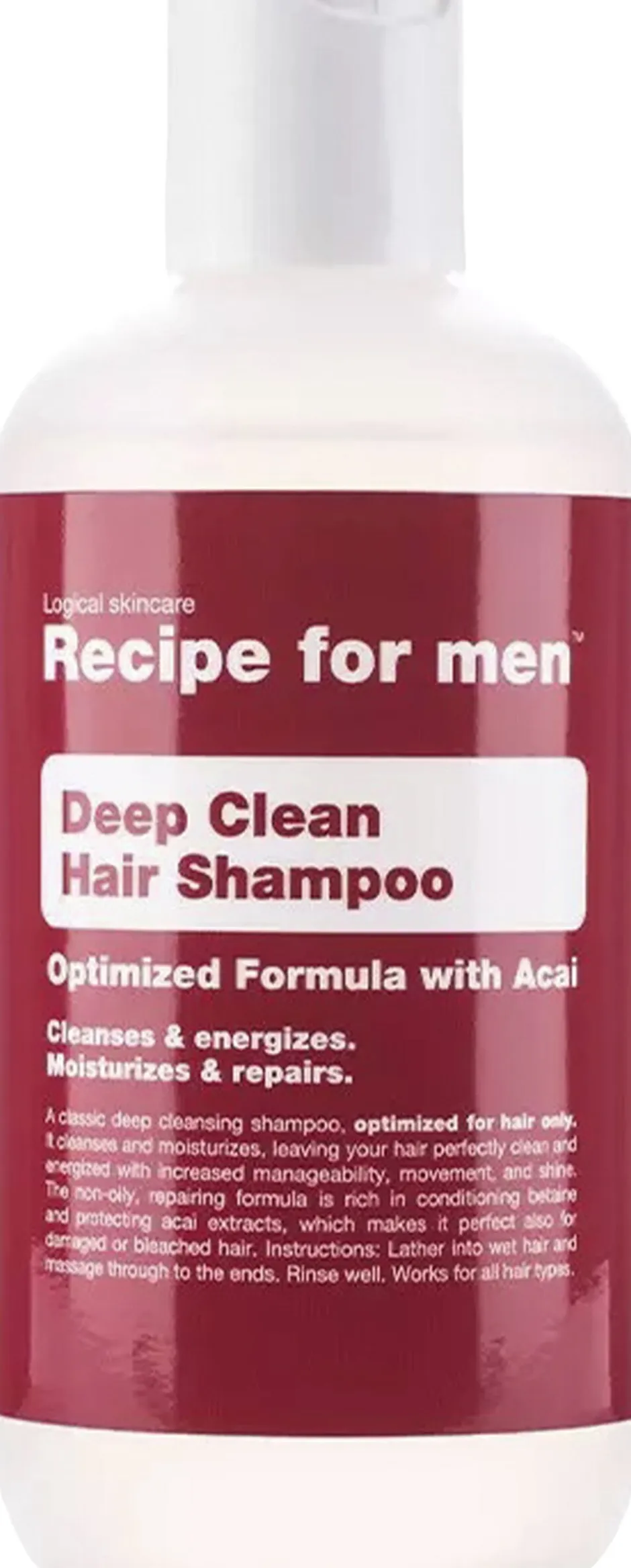 Recipe For Men Hår|Hår>Deep Cleansing Shampoo 250 ml.