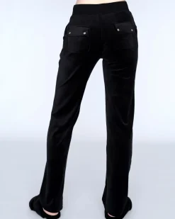 Discount Del Ray Classic Velour Pant Pocket Design Dame Sweatshirts & Sweatpants