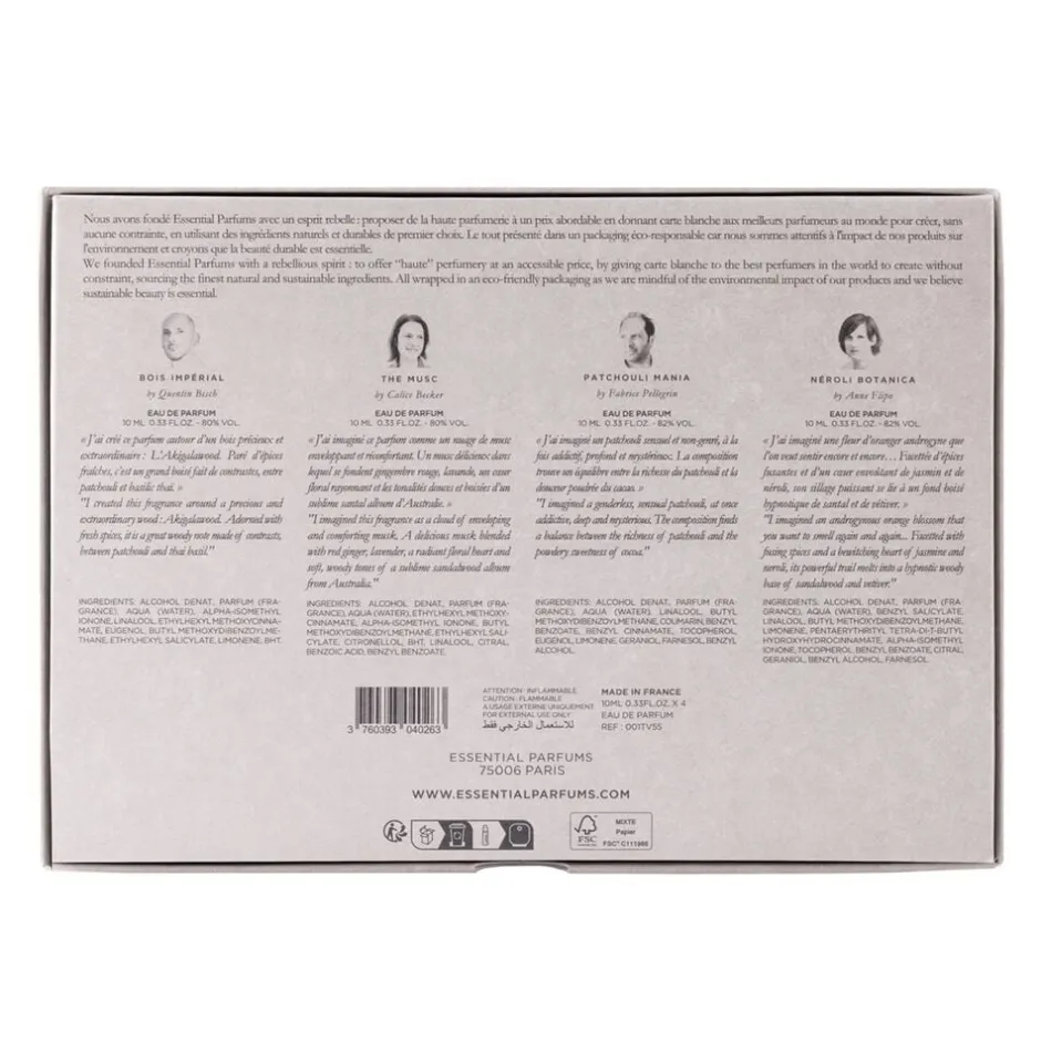 DISCOVERY TRAVEL SET : 4*10ML-Essential Parfums Discount