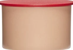 Hübsch Opbevaring>District Opbevaringskasse Small Lyserød/Rød