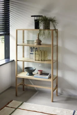 Hübsch Opbevaring>District Opbevaringskasse Small Lyserød/Rød