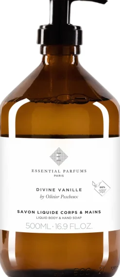 Essential Parfums Hånd- Og Fodpleje|Hudpleje>DIVINE VANILLE BY OLIVIER PESCHEUX HAND AND BODY SOAP 500ML
