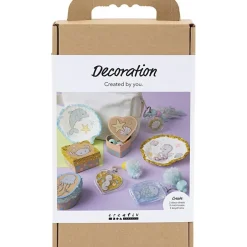 Børn Creativ Company Kreativitet>DIY Kit Dekoration, Æsker, muslingeskaller, nøgleringe