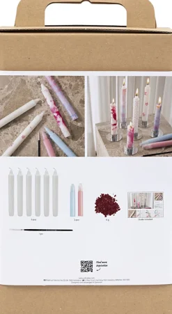 Børn Creativ Company Kreativitet>DIY Kit Lysdekoration, Dekorerede kronelys