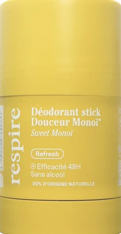 Déodorant Stick Douceur de Monoï - Efficacité 48H-Respire Best
