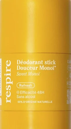 Déodorant Stick Douceur de Monoï - Efficacité 48H-Respire Best