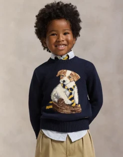 Dog-Intasia Cotton Sweater-Polo Ralph Lauren Sale