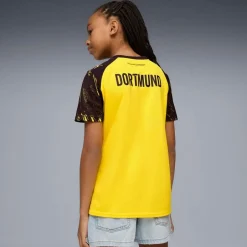 Børn Puma T-Shirts & Toppe>Dortmund 25/26 Hjemmebanetrøje