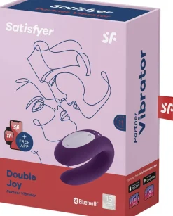 Discount Double Joy Violet App-styret Parvibrator Seksuel Wellness