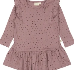 Dress L/S Frill Modal heart-PETIT PIAO