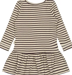 Børn PETIT PIAO Kjoler>Dress L/S Modal Striped