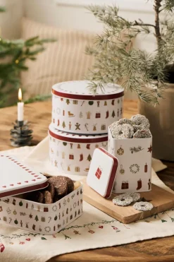 Ib Laursen Opbevaring>Dåse m/juleikoner My Nostalgic Christmas