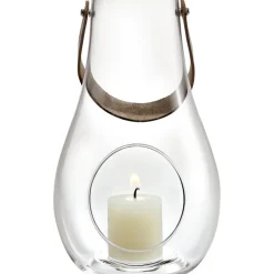 Holmegaard Lanterner>Dwl lanterne klart glas 24,8 cm.