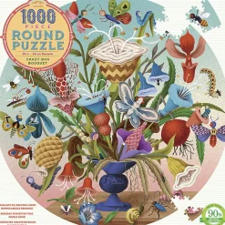 Børn eeBoo Spil & Puslespil>- Rundt puslespil 1000 brk - Blomsterbuket