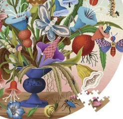 - Rundt puslespil 500 brk - Vild buket-eeBoo Online