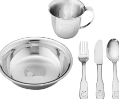 Elefant Børnesæt i 5 dele-Georg Jensen