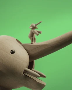 Kay Bojesen Figurer & Skulpturer>Elefant liliput eg