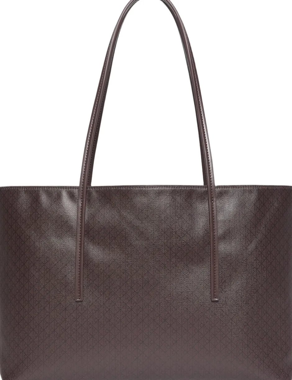 Dame Calvin Klein Skuldertasker>EMBLEM AOP TOTE W/ POUCH